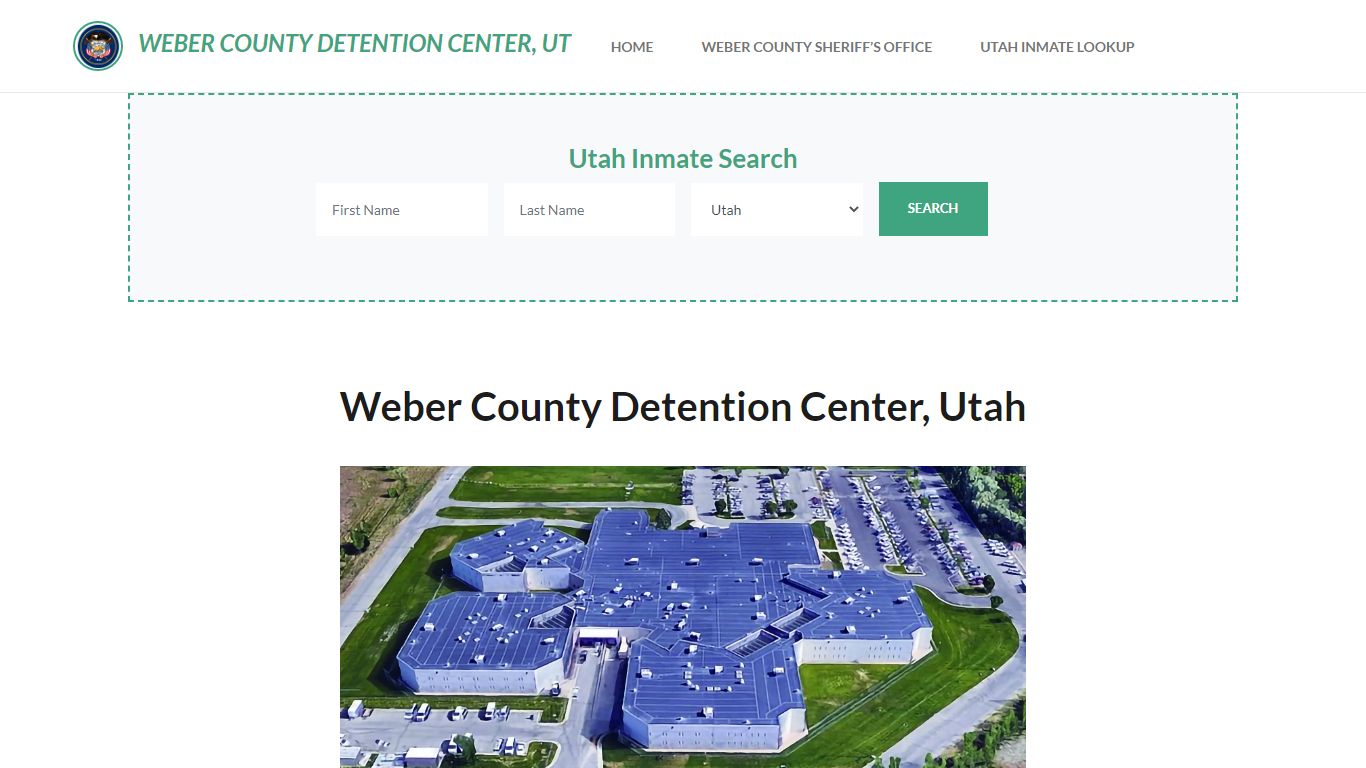 Weber County Detention Center, UT Inmate Roster, Offender Search